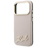 Husa de protectie Karl Lagerfeld compatibil cu iPhone 18 Pro Max / iPhone 17 Pro Max, Roz