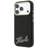 Husa de protectie Karl Lagerfeld compatibil cu iPhone 18 Pro Max / iPhone 17 Pro Max, Negru