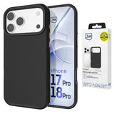 Husa de protectie 3mk Fortis MagCase compatibil cu iPhone 17 Pro / iPhone 18 Pro, Negru