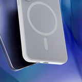 Husa de protectie 3mk Smoke MagCase compatibil cu iPhone 17 Pro Max / iPhone 18 Pro Max, Alb