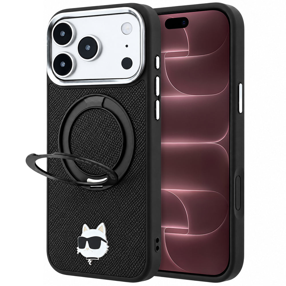 Husa de protectie Karl Lagerfeld compatibil cu iPhone 18 Pro Max / iPhone 17 Pro Max, Negru