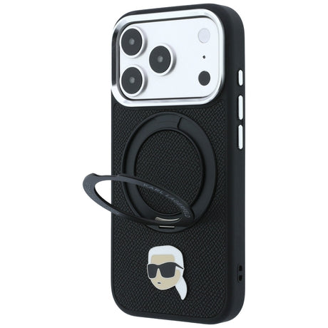 Husa de protectie Karl Lagerfeld compatibil cu iPhone 18 Pro Max / iPhone 17 Pro Max, Negru