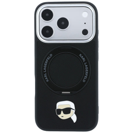 Husa de protectie Karl Lagerfeld compatibil cu iPhone 18 Pro Max / iPhone 17 Pro Max, Negru
