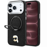 Husa de protectie Karl Lagerfeld compatibil cu iPhone 18 Pro Max / iPhone 17 Pro Max, Negru