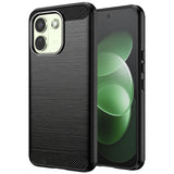 Husa de protectie Techsuit Carbon Silicone compatibil cu Xiaomi Redmi Note 17 Pro Max, Negru