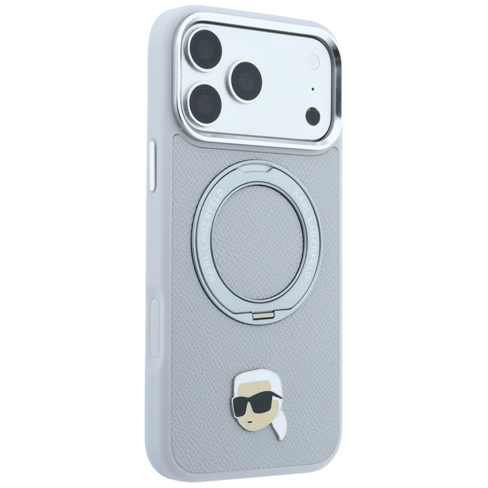Husa de protectie Karl Lagerfeld compatibil cu iPhone 18 Pro Max / iPhone 17 Pro Max, Gri