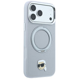 Husa de protectie Karl Lagerfeld compatibil cu iPhone 18 Pro Max / iPhone 17 Pro Max, Gri