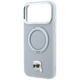 Husa de protectie Karl Lagerfeld compatibil cu iPhone 18 Pro Max / iPhone 17 Pro Max, Gri
