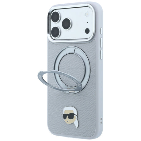 Husa de protectie Karl Lagerfeld compatibil cu iPhone 18 Pro Max / iPhone 17 Pro Max, Gri