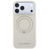 Husa de protectie Karl Lagerfeld Saffiano compatibil cu iPhone 18 Pro Max / iPhone 17 Pro Max, Bej