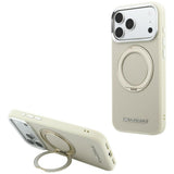 Husa de protectie Karl Lagerfeld Saffiano compatibil cu iPhone 18 Pro Max / iPhone 17 Pro Max, Bej