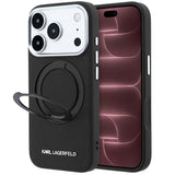 Husa de protectie Karl Lagerfeld compatibil cu iPhone 17 Pro Max / iPhone 18 Pro Max, Negru