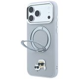 Husa de protectie Karl Lagerfeld compatibil cu iPhone 18 Pro / iPhone 17 Pro, Gri
