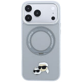 Husa de protectie Karl Lagerfeld compatibil cu iPhone 18 Pro / iPhone 17 Pro, Gri