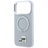 Husa de protectie Karl Lagerfeld compatibil cu iPhone 18 Pro / iPhone 17 Pro, Gri