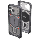 Husa de protectie UAG Monarch Pro compatibil cu iPhone 17 Pro / iPhone 18 Pro, Gri