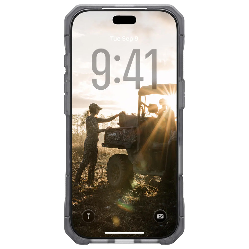 Husa de protectie UAG Monarch Pro compatibil cu iPhone 17 Pro / iPhone 18 Pro, Argintiu