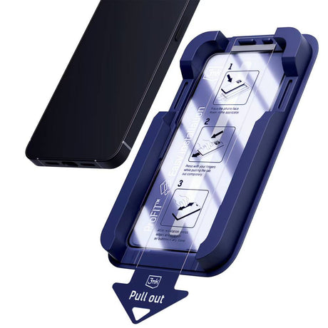 Folie de protectie 3mk HardGlass Max compatibil cu iPhone 17 Pro / iPhone 18 Pro, Negru