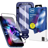 Folie de protectie 3mk HardGlass Max compatibil cu iPhone 17 Pro Max / iPhone 18 Pro Max, Negru