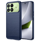 Husa de protectie Techsuit Carbon Silicone compatibil cu Xiaomi Poco F9 Pro, Albastru