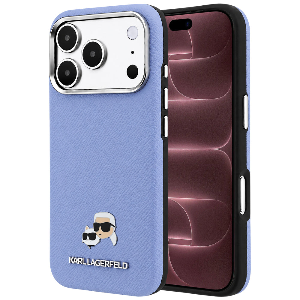 Husa de protectie Karl Lagerfeld compatibil cu iPhone 18 Pro Max / iPhone 17 Pro Max, Albastru