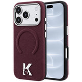 Husa de protectie Karl Lagerfeld compatibil cu iPhone 18 Pro / iPhone 17 Pro, Bordo