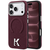 Husa de protectie Karl Lagerfeld compatibil cu iPhone 17 Pro Max / iPhone 18 Pro Max, Bordo