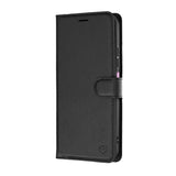 Husa de protectie Techsuit Leather Folio compatibil cu Xiaomi Redmi 17C 5G, Negru