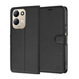 Husa de protectie Techsuit Leather Folio compatibil cu Xiaomi Redmi 17 4G / Redmi 17 5G, Negru