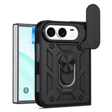 Husa de protectie Techsuit CamShield Series compatibil cu iPhone Duo, Negru