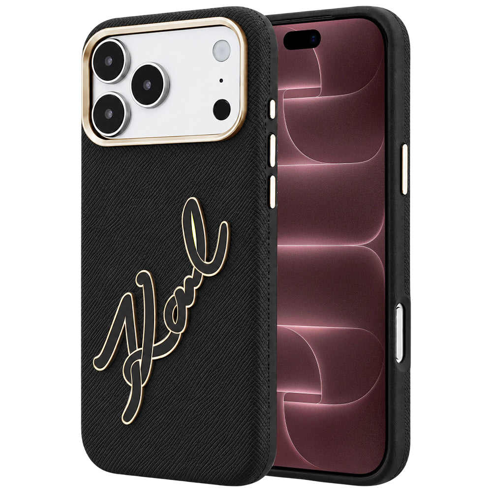 Husa de protectie Karl Lagerfeld compatibil cu iPhone 18 Pro Max / iPhone 17 Pro Max, Negru