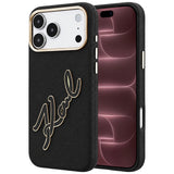 Husa de protectie Karl Lagerfeld compatibil cu iPhone 18 Pro Max / iPhone 17 Pro Max, Negru