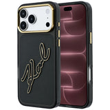 Husa de protectie Karl Lagerfeld compatibil cu iPhone 17 Pro Max / iPhone 18 Pro Max, Negru