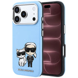 Husa de protectie Karl Lagerfeld compatibil cu iPhone 17 Pro Max / iPhone 18 Pro Max, Albastru