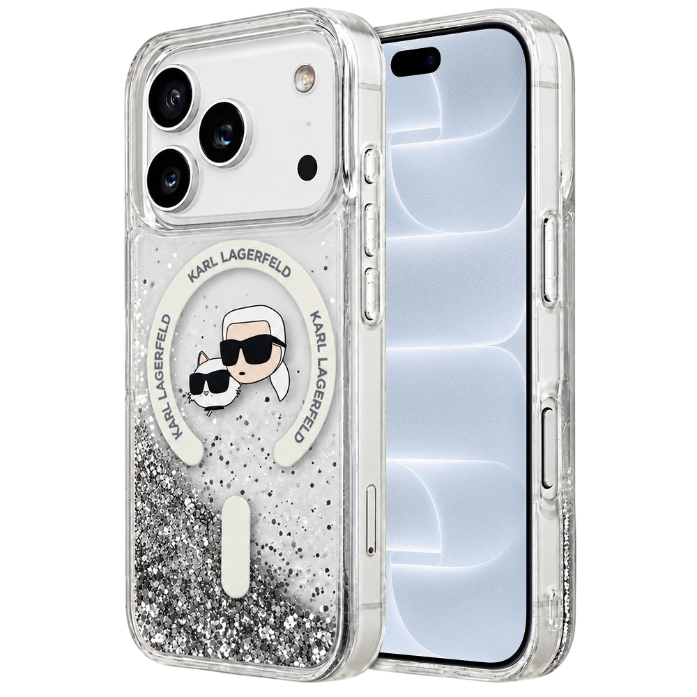 Husa de protectie Karl Lagerfeld compatibil cu iPhone 18 Pro / iPhone 17 Pro, Transparent