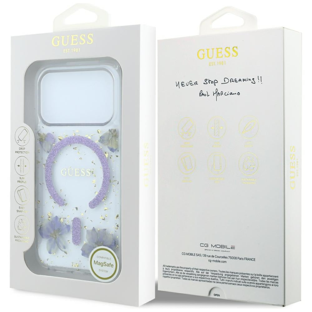 Husa de protectie Guess compatibil cu iPhone 18 Pro / iPhone 17 Pro, Mov