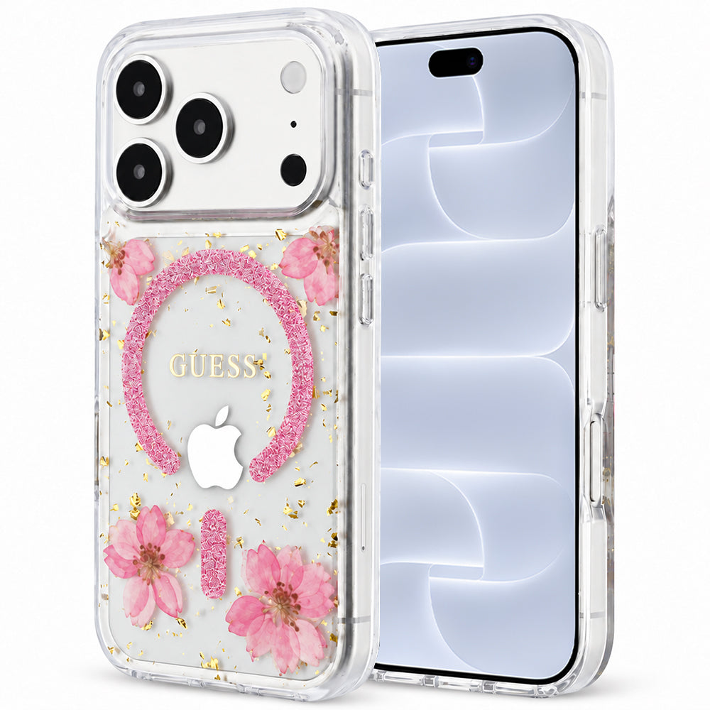 Guess védőtok iPhone 18 Pro / iPhone 17 Pro készülékhez, rózsaszín