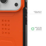 Husa de protectie UAG Civilian compatibil cu iPhone 17 Pro, Portocaliu