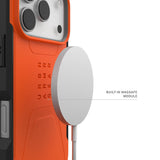 Husa de protectie UAG Civilian LT compatibil cu iPhone 17 Pro Max, Portocaliu