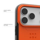 Husa de protectie UAG Civilian LT compatibil cu iPhone 17 Pro Max, Portocaliu