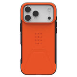 Husa de protectie UAG Civilian LT compatibil cu iPhone 17 Pro Max, Portocaliu