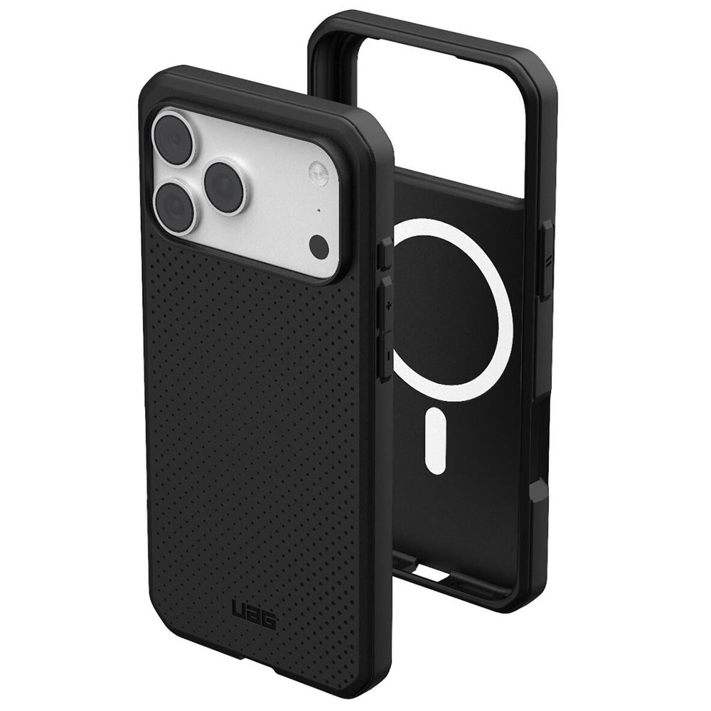 Husa de protectie UAG Dot MagSafe compatibil cu iPhone 17 Pro Max / iPhone 18 Pro Max, Negru
