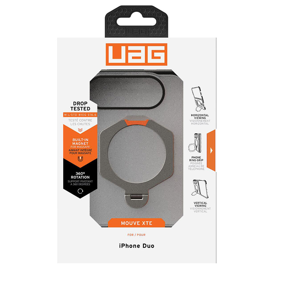 Husa de protectie UAG Mouve XTE compatibil cu iPhone Duo, Gri