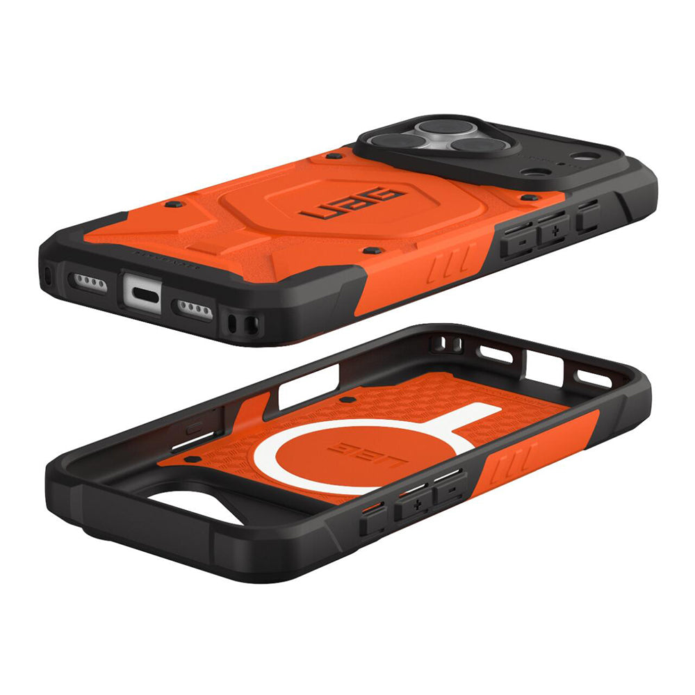 Husa de protectie UAG Pathfinder compatibil cu iPhone 17 Pro / iPhone 18 Pro, Portocaliu