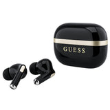 Casti In-ear, BT, TWS - Guess Glossy Gold Line Classic (GUTWSN2HGGSK) - Black