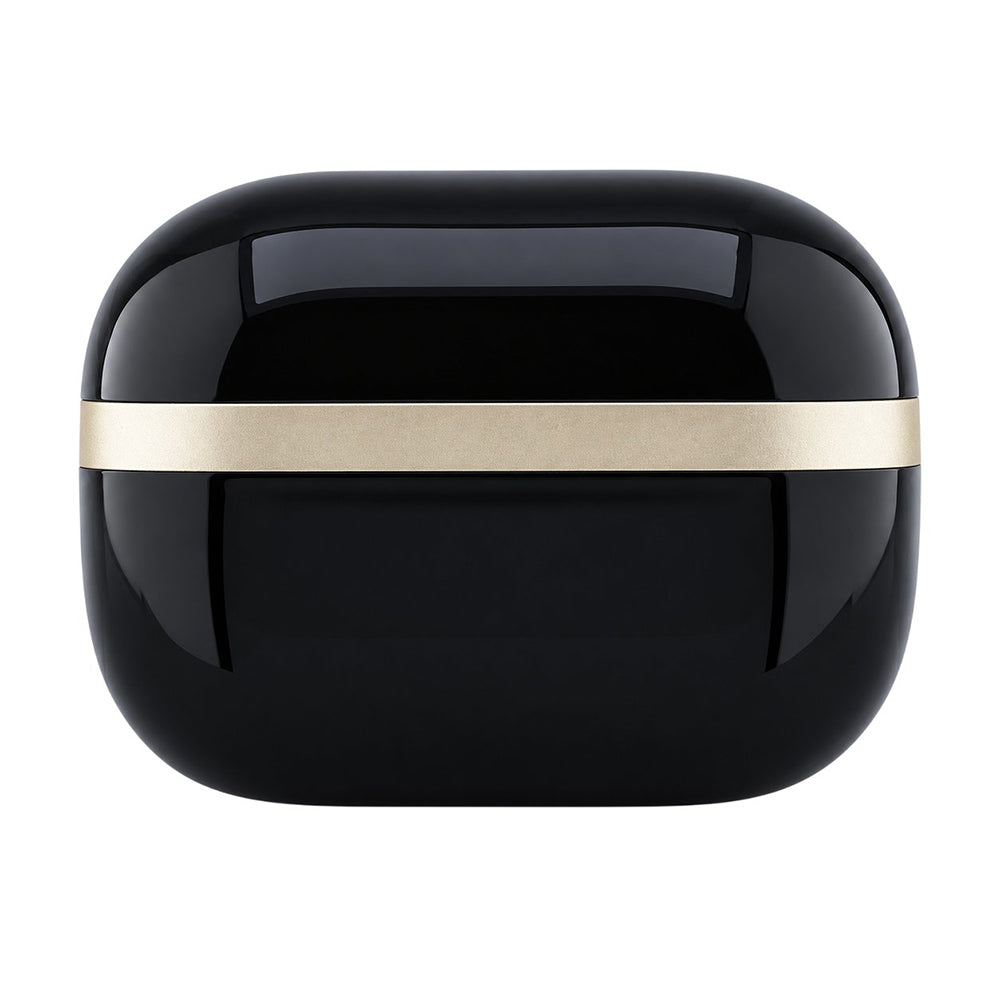 Casti In-ear, BT, TWS - Guess Glossy Gold Line Classic (GUTWSN2HGGSK) - Black