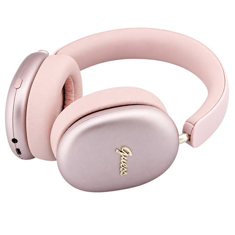 Casti Wireless Guess Metal Script Logo (GUBHP10HMBSP), BT 5.4, ENC, Roz
