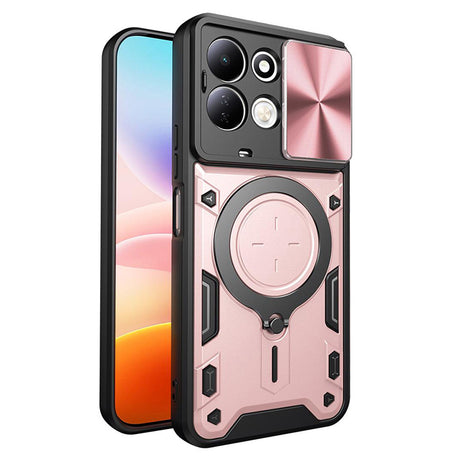 Husă Techsuit CamGuard Pro pentru Xiaomi Redmi 17 4G / Redmi 17 5G, roz auriu