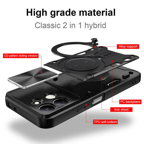 Husă Techsuit CamGuard Pro pentru Xiaomi Redmi 17 4G / Redmi 17 5G, roz auriu