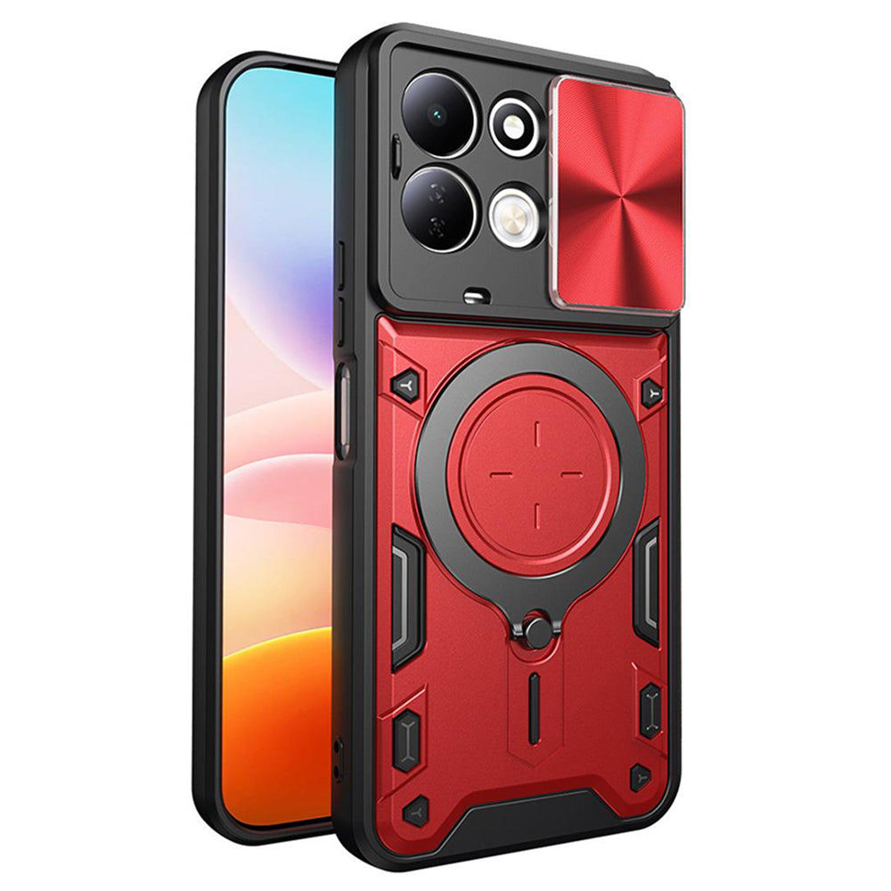Husa de protectie Techsuit CamGuard Pro compatibil cu Xiaomi Redmi 17 4G / Redmi 17 5G, Roșu